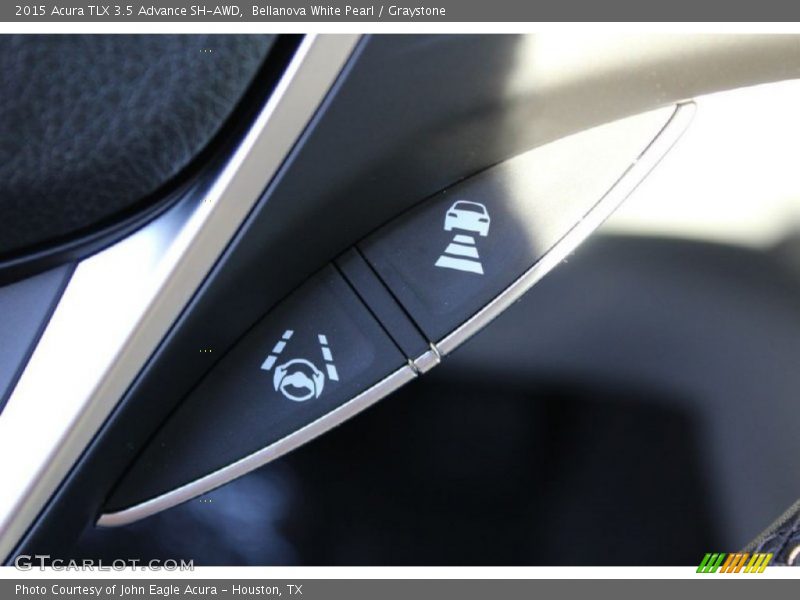 Bellanova White Pearl / Graystone 2015 Acura TLX 3.5 Advance SH-AWD