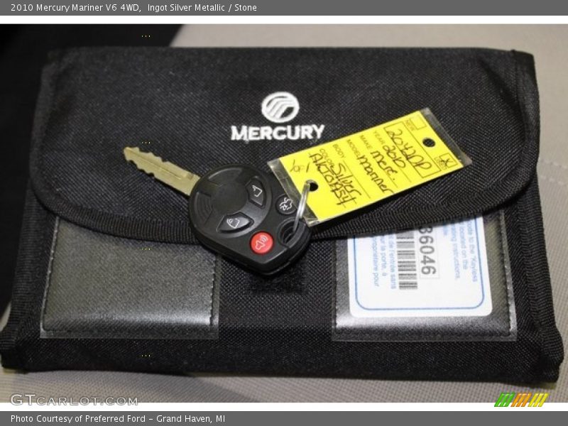 Ingot Silver Metallic / Stone 2010 Mercury Mariner V6 4WD