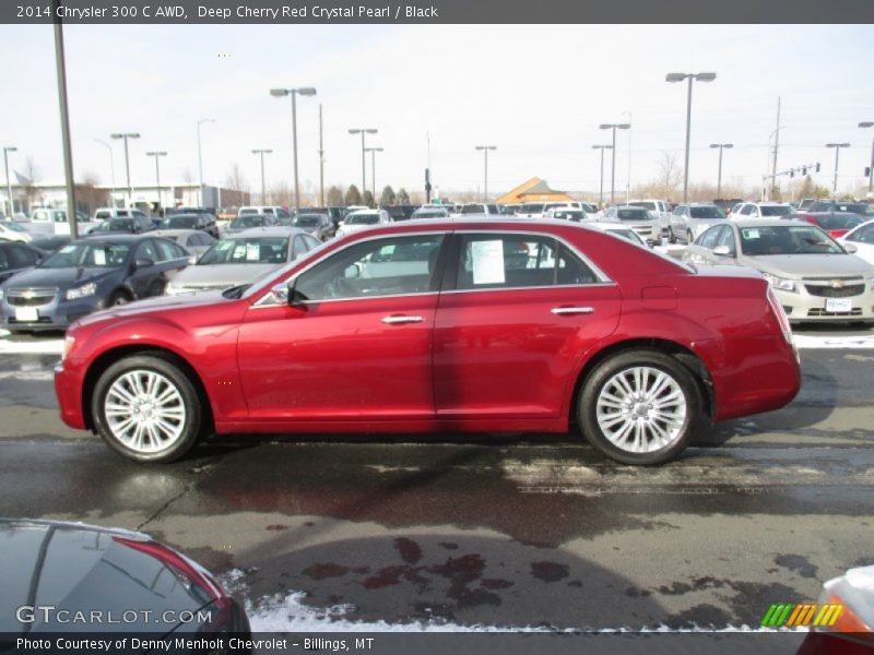 Deep Cherry Red Crystal Pearl / Black 2014 Chrysler 300 C AWD