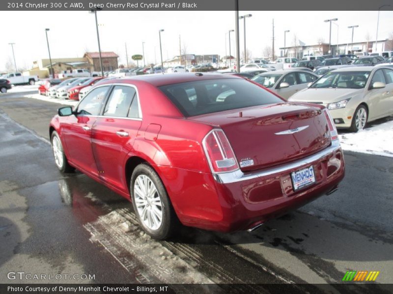 Deep Cherry Red Crystal Pearl / Black 2014 Chrysler 300 C AWD