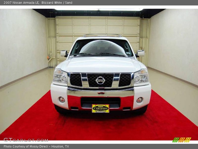 Blizzard White / Sand 2007 Nissan Armada LE