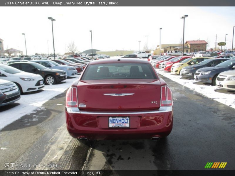 Deep Cherry Red Crystal Pearl / Black 2014 Chrysler 300 C AWD