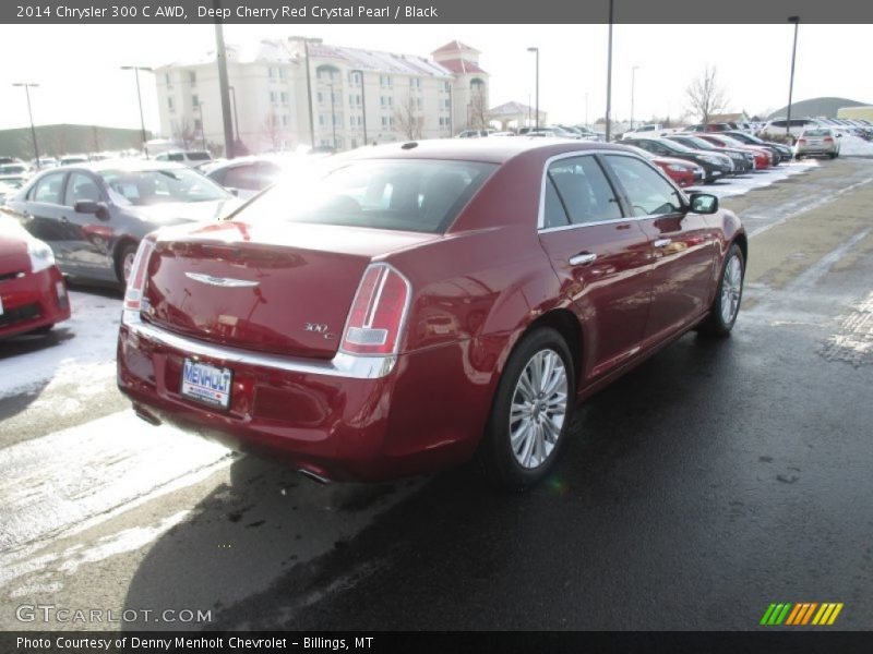 Deep Cherry Red Crystal Pearl / Black 2014 Chrysler 300 C AWD