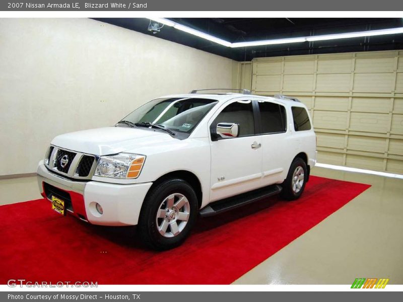 Blizzard White / Sand 2007 Nissan Armada LE