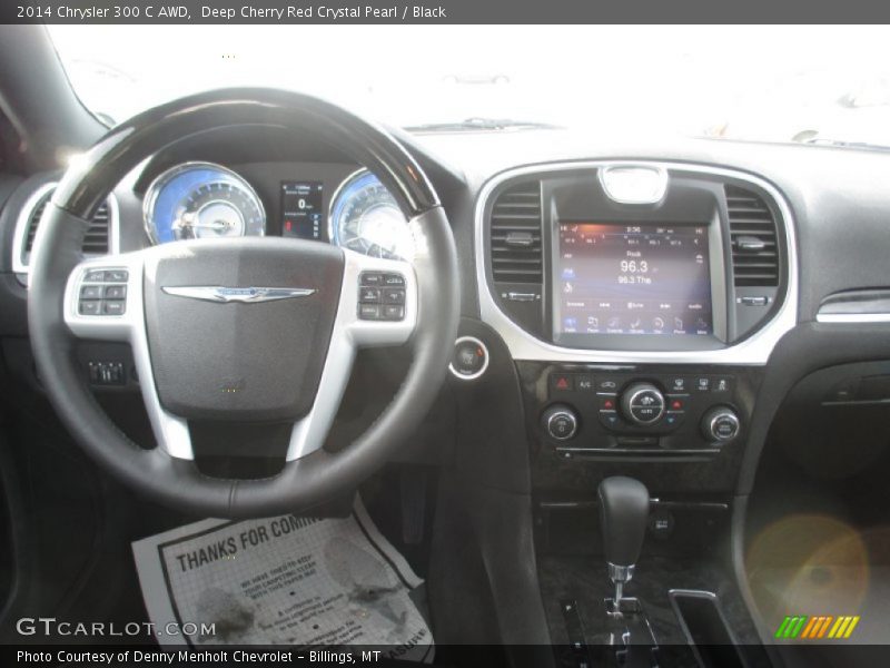 Deep Cherry Red Crystal Pearl / Black 2014 Chrysler 300 C AWD