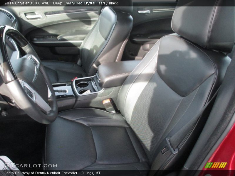 Deep Cherry Red Crystal Pearl / Black 2014 Chrysler 300 C AWD
