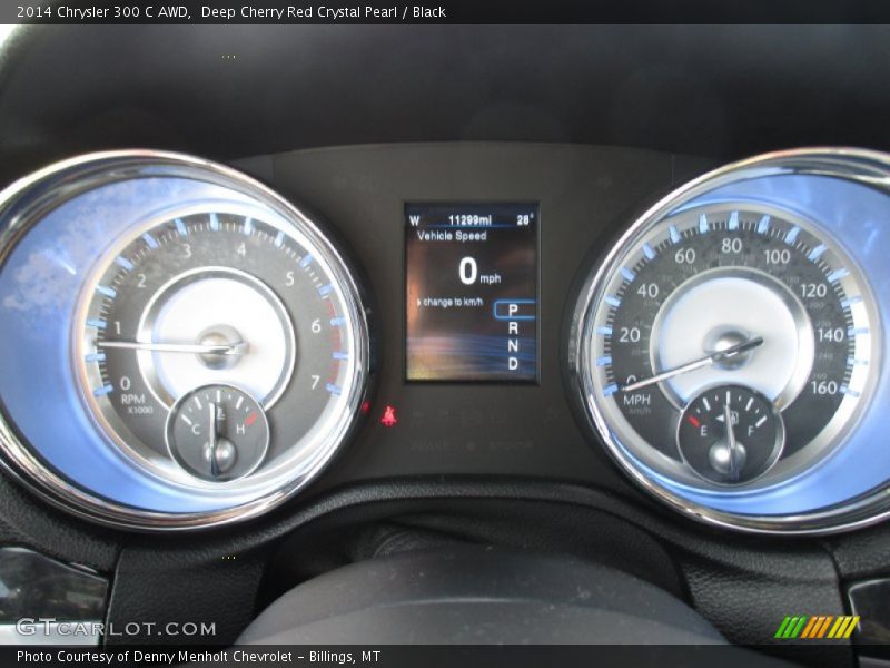 Deep Cherry Red Crystal Pearl / Black 2014 Chrysler 300 C AWD