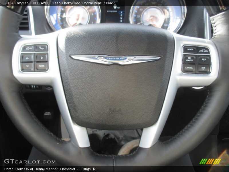 Deep Cherry Red Crystal Pearl / Black 2014 Chrysler 300 C AWD