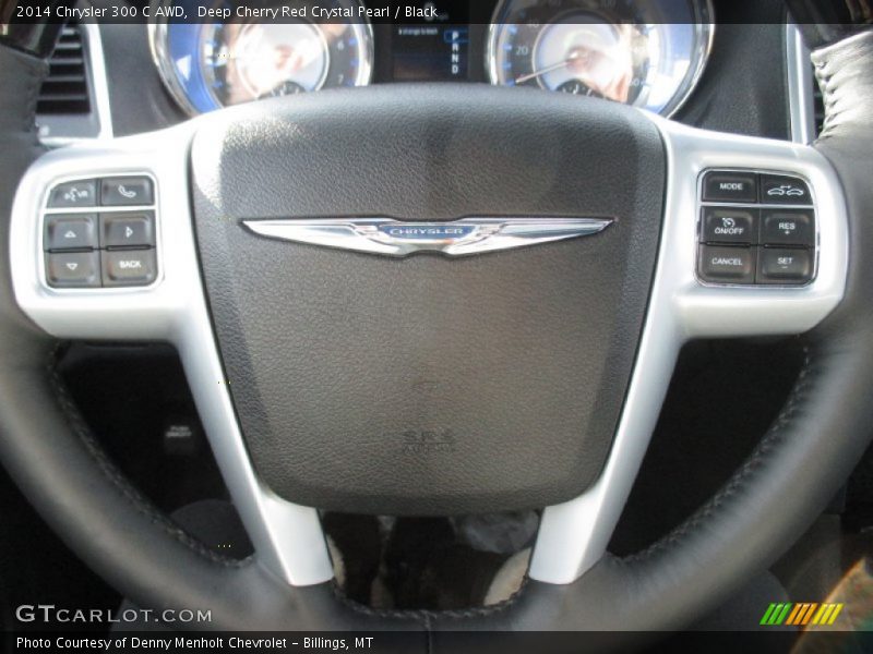 Deep Cherry Red Crystal Pearl / Black 2014 Chrysler 300 C AWD