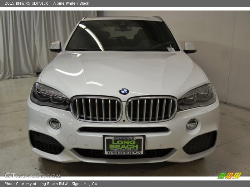 Alpine White / Black 2015 BMW X5 xDrive50i