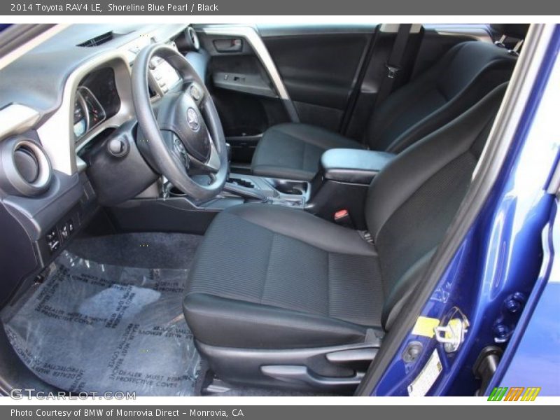 Front Seat of 2014 RAV4 LE