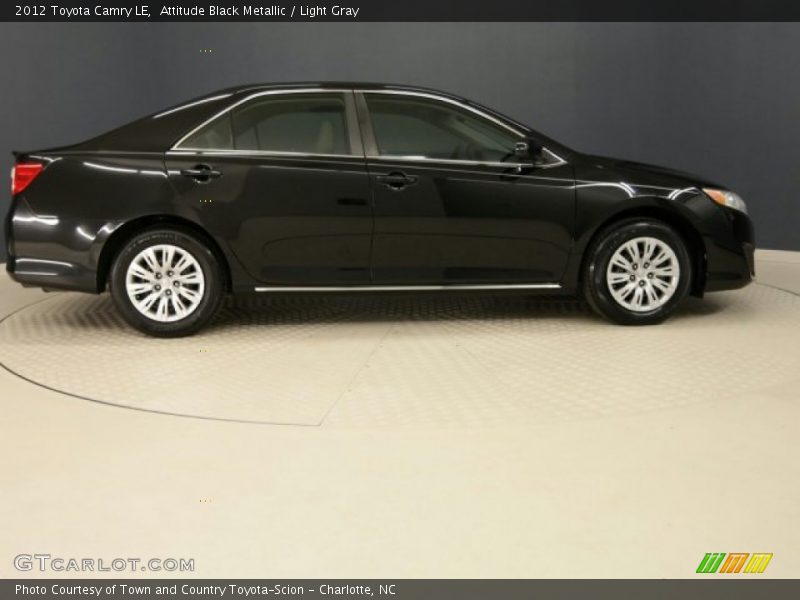 Attitude Black Metallic / Light Gray 2012 Toyota Camry LE