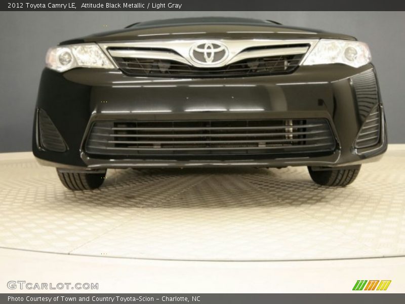 Attitude Black Metallic / Light Gray 2012 Toyota Camry LE