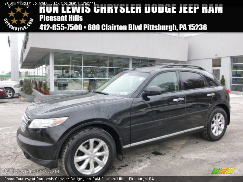 Black Obsidian / Graphite 2006 Infiniti FX 35 AWD