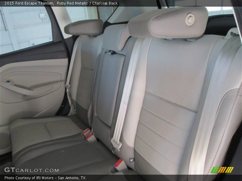 Ruby Red Metallic / Charcoal Black 2015 Ford Escape Titanium
