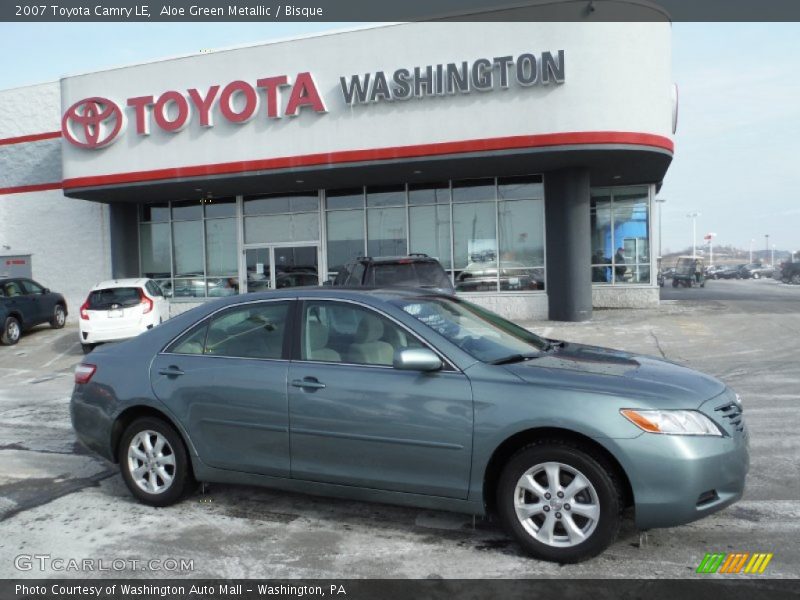 Aloe Green Metallic / Bisque 2007 Toyota Camry LE