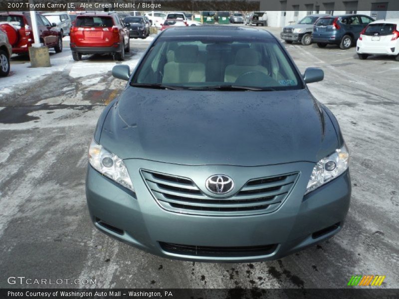 Aloe Green Metallic / Bisque 2007 Toyota Camry LE
