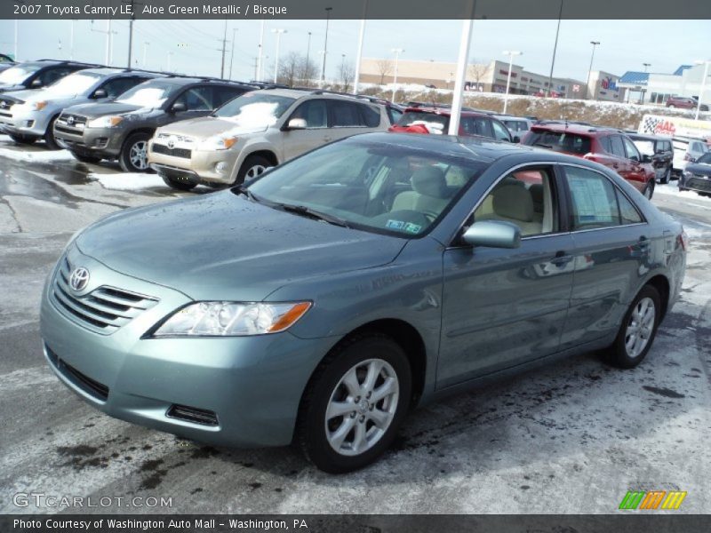 Aloe Green Metallic / Bisque 2007 Toyota Camry LE