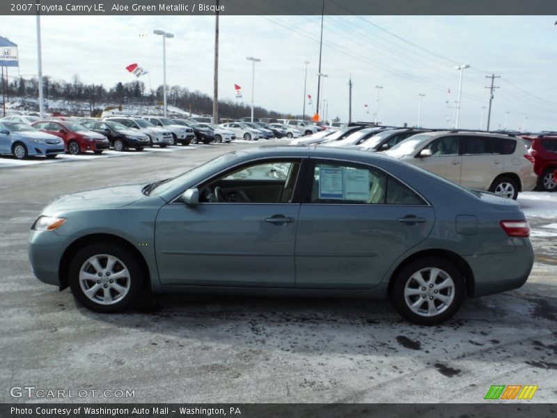 Aloe Green Metallic / Bisque 2007 Toyota Camry LE