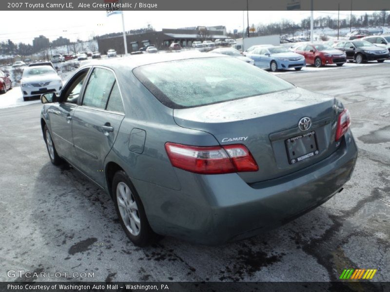 Aloe Green Metallic / Bisque 2007 Toyota Camry LE