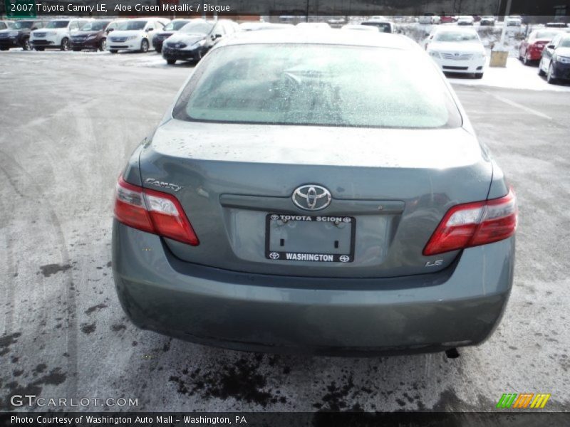 Aloe Green Metallic / Bisque 2007 Toyota Camry LE