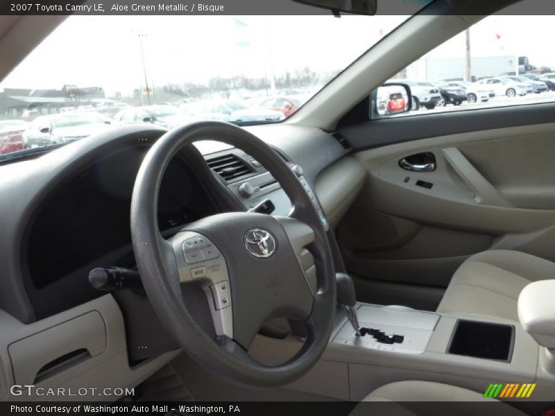 Aloe Green Metallic / Bisque 2007 Toyota Camry LE
