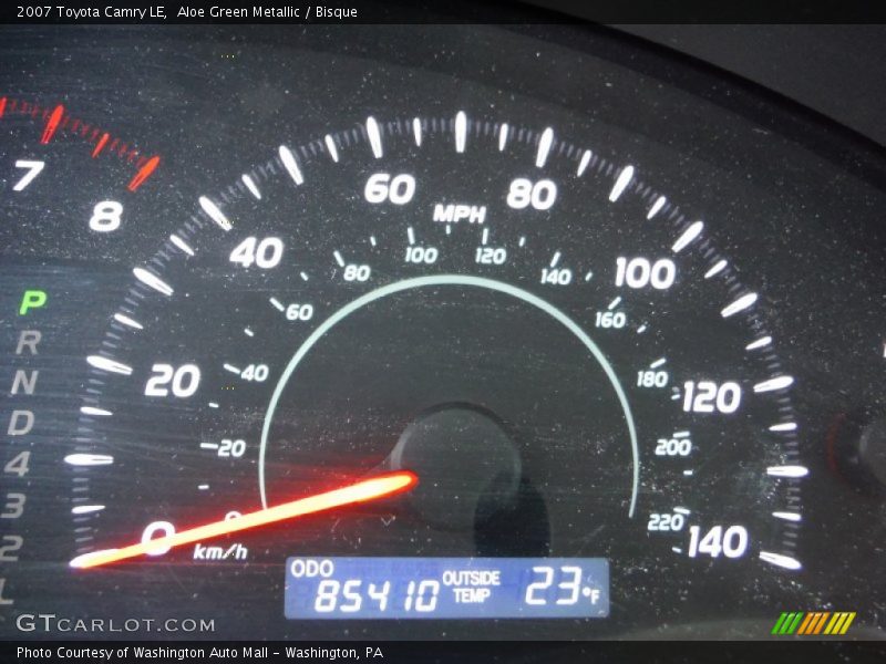 Aloe Green Metallic / Bisque 2007 Toyota Camry LE