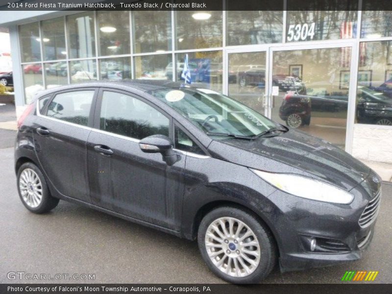 Tuxedo Black / Charcoal Black 2014 Ford Fiesta Titanium Hatchback
