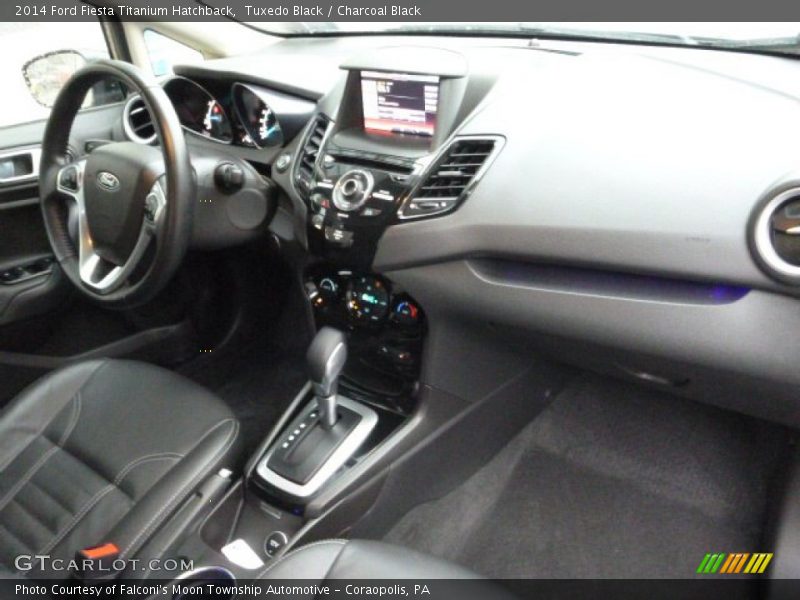 Tuxedo Black / Charcoal Black 2014 Ford Fiesta Titanium Hatchback