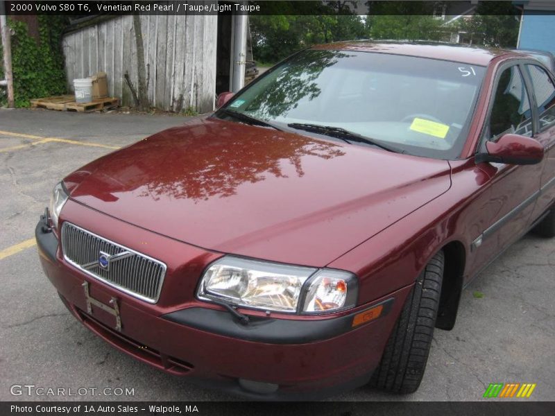 Venetian Red Pearl / Taupe/Light Taupe 2000 Volvo S80 T6