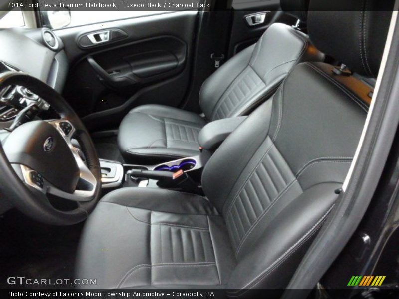 Tuxedo Black / Charcoal Black 2014 Ford Fiesta Titanium Hatchback