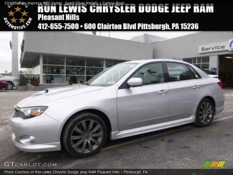Spark Silver Metallic / Carbon Black 2010 Subaru Impreza WRX Sedan