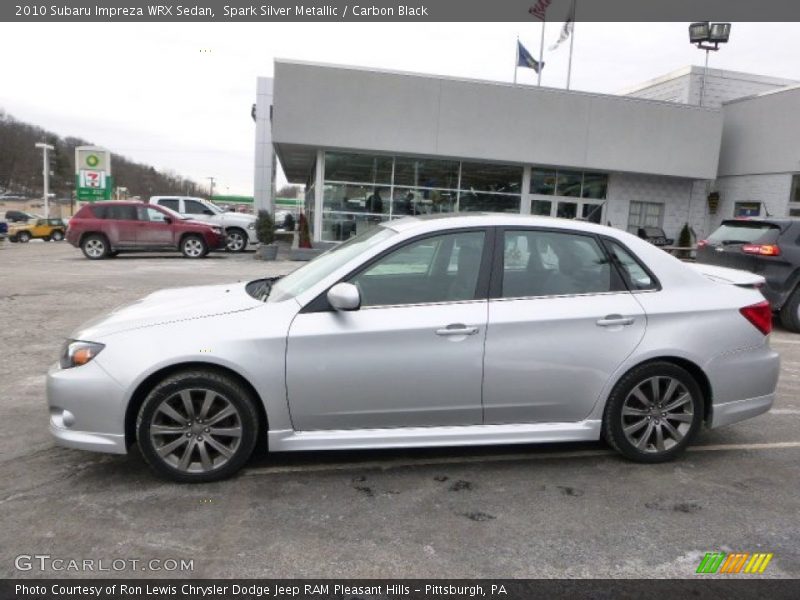 Spark Silver Metallic / Carbon Black 2010 Subaru Impreza WRX Sedan