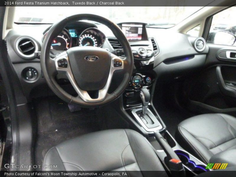 Tuxedo Black / Charcoal Black 2014 Ford Fiesta Titanium Hatchback