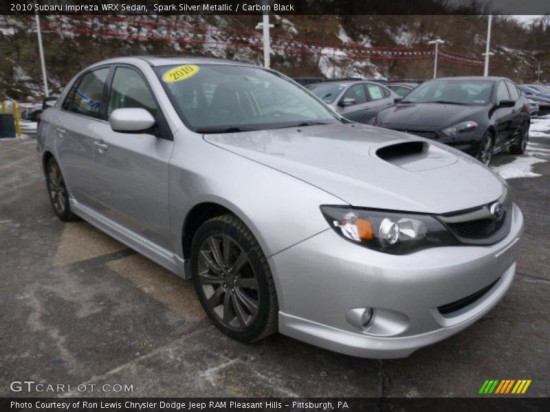 Spark Silver Metallic / Carbon Black 2010 Subaru Impreza WRX Sedan