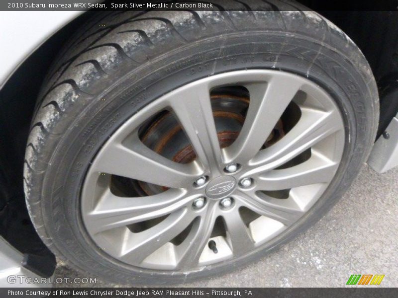 Spark Silver Metallic / Carbon Black 2010 Subaru Impreza WRX Sedan