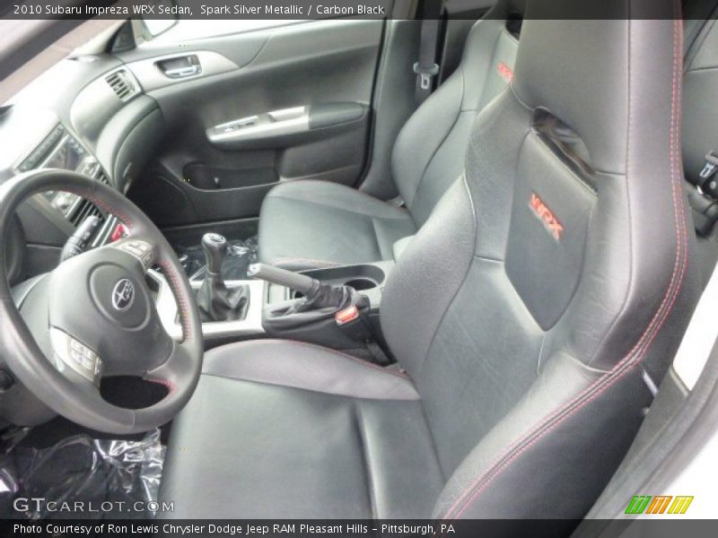 Spark Silver Metallic / Carbon Black 2010 Subaru Impreza WRX Sedan