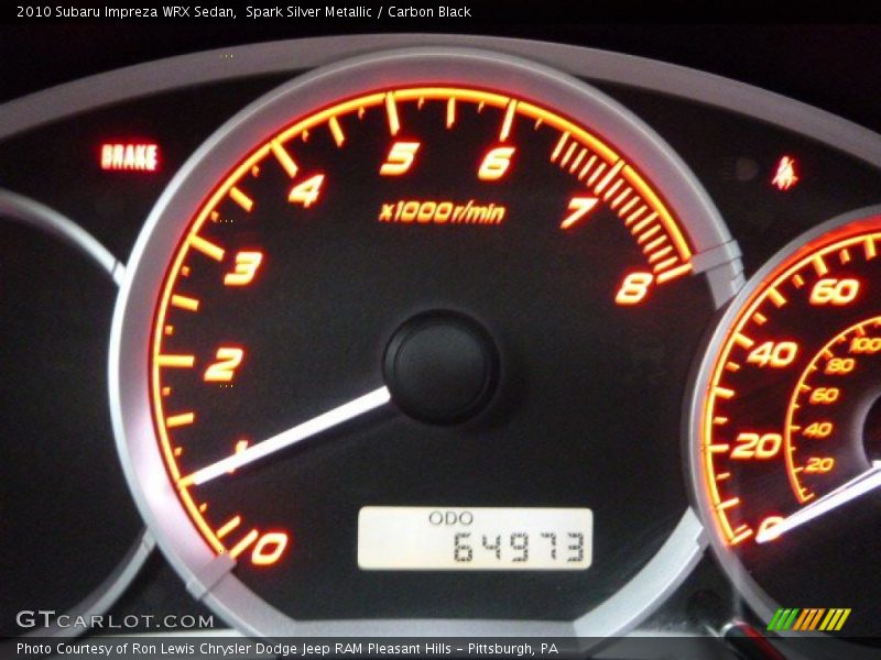 Spark Silver Metallic / Carbon Black 2010 Subaru Impreza WRX Sedan