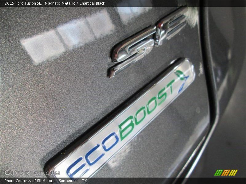 Magnetic Metallic / Charcoal Black 2015 Ford Fusion SE