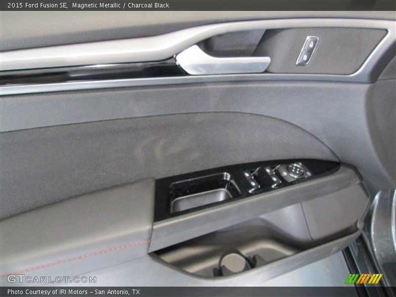 Magnetic Metallic / Charcoal Black 2015 Ford Fusion SE