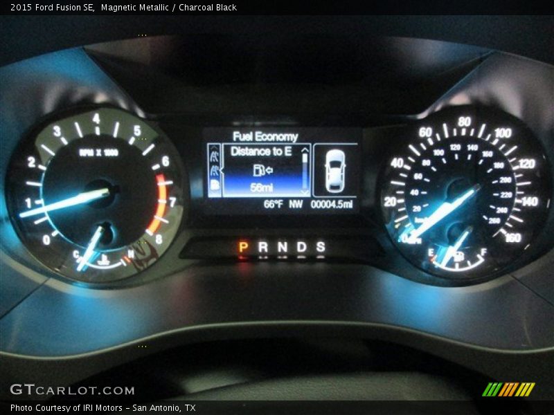 Magnetic Metallic / Charcoal Black 2015 Ford Fusion SE