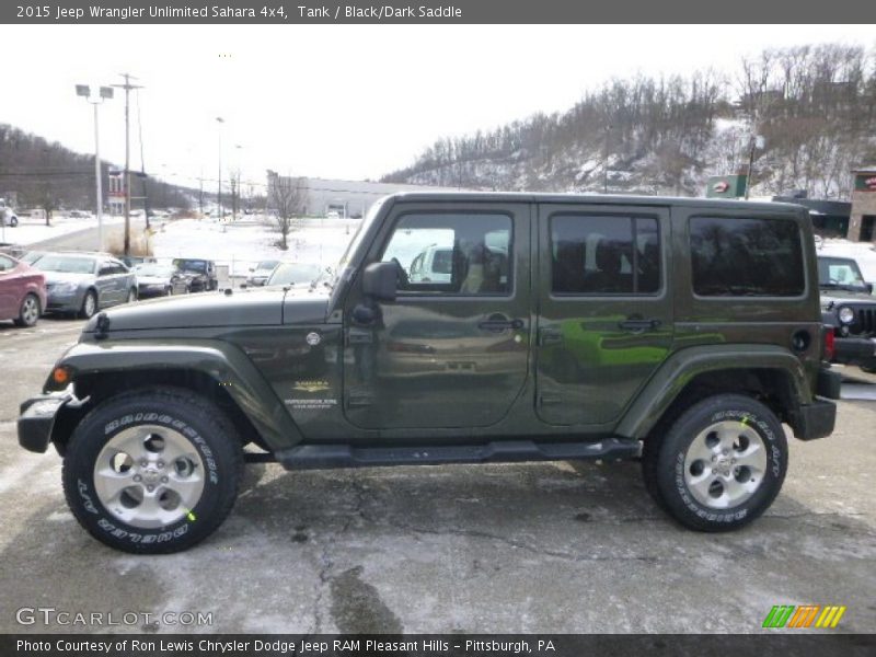Tank / Black/Dark Saddle 2015 Jeep Wrangler Unlimited Sahara 4x4