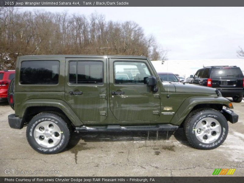 Tank / Black/Dark Saddle 2015 Jeep Wrangler Unlimited Sahara 4x4