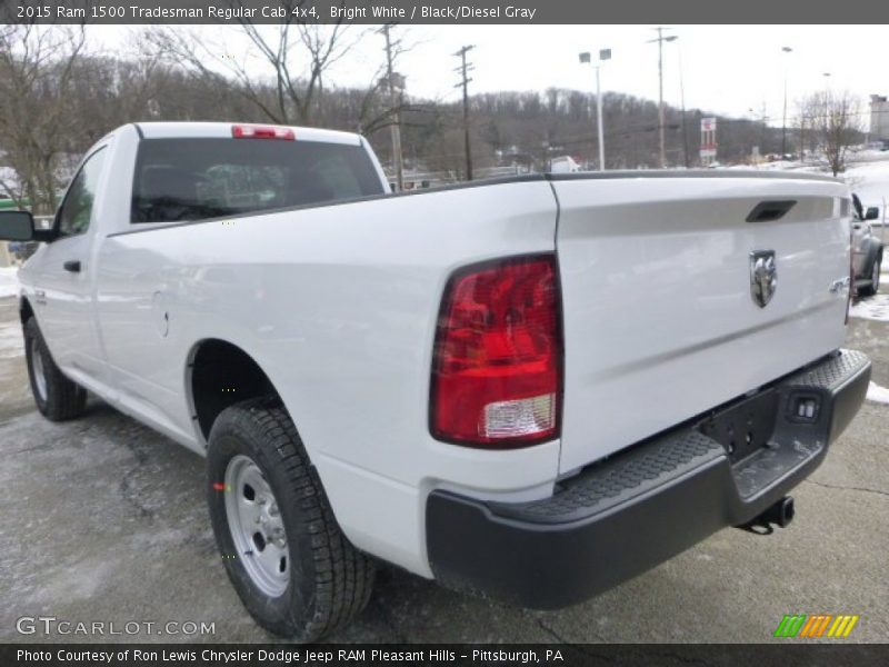 Bright White / Black/Diesel Gray 2015 Ram 1500 Tradesman Regular Cab 4x4