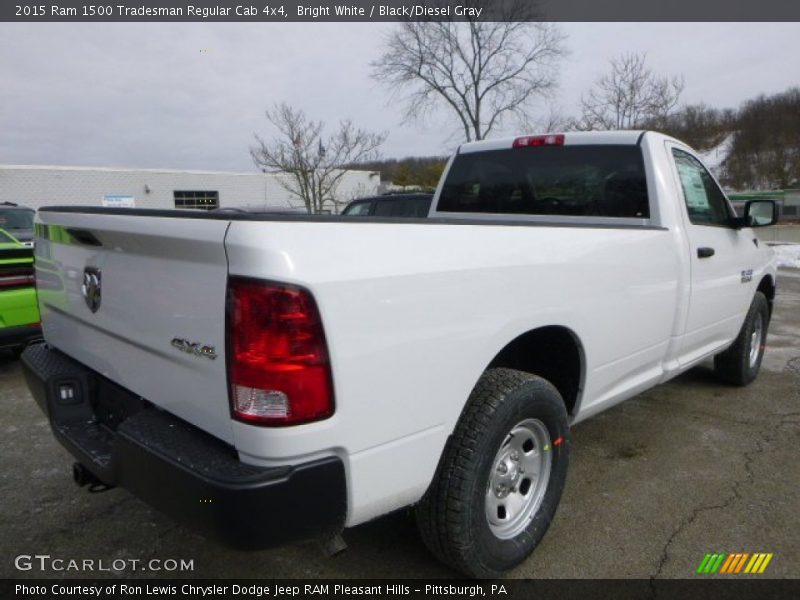 Bright White / Black/Diesel Gray 2015 Ram 1500 Tradesman Regular Cab 4x4
