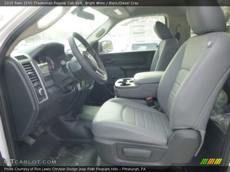 Bright White / Black/Diesel Gray 2015 Ram 1500 Tradesman Regular Cab 4x4