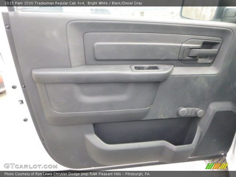Bright White / Black/Diesel Gray 2015 Ram 1500 Tradesman Regular Cab 4x4