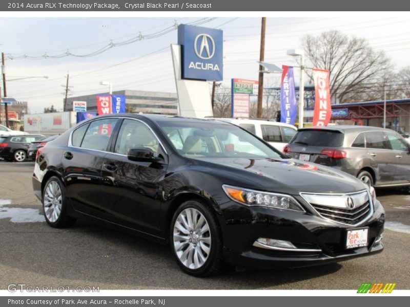 Crystal Black Pearl / Seacoast 2014 Acura RLX Technology Package