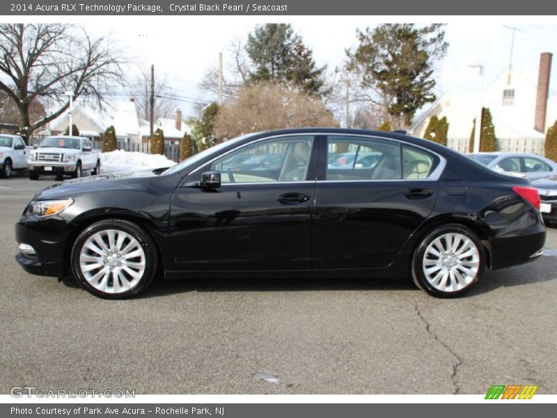 Crystal Black Pearl / Seacoast 2014 Acura RLX Technology Package