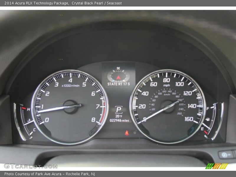 Crystal Black Pearl / Seacoast 2014 Acura RLX Technology Package